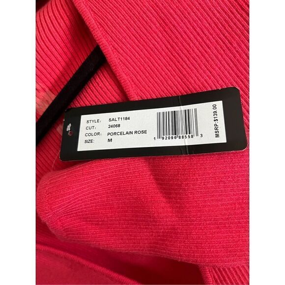 Bebe Porcelain Rose Cutout Ribbed Bodycon‎ Midi Dress - Picture 3 of 7